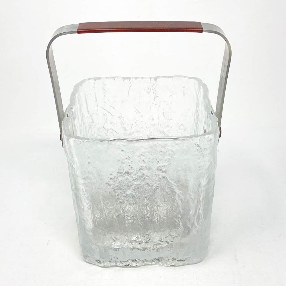 Hoya Crystal Textured Ice Glacier Ice Bucket with Insert